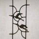 Vintage brutalist wall art sculpture ‘birds’