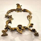 miroir corne d'abondance en bronze doré