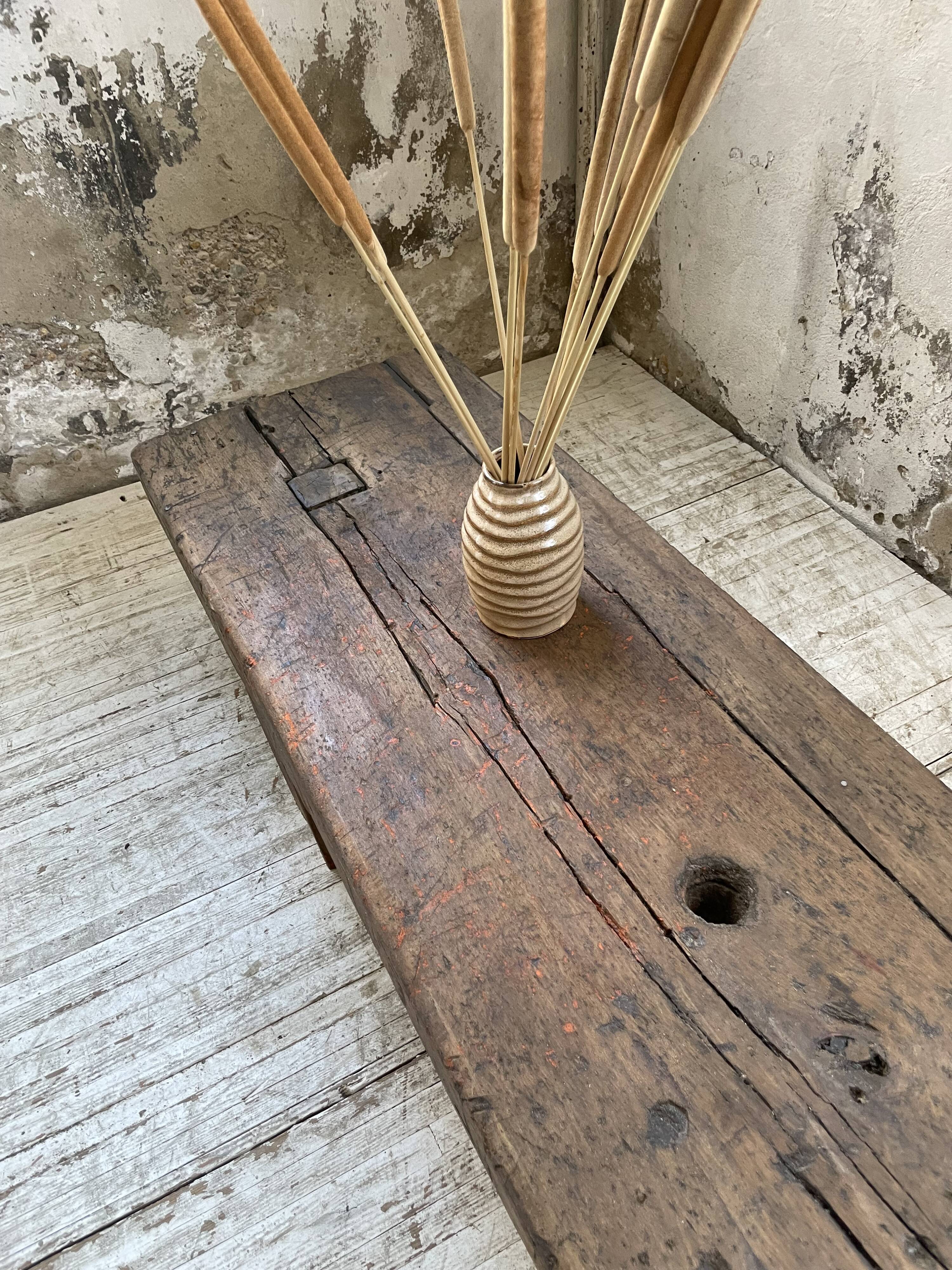 Workbench bench coffee table solid oak XXL