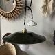 Vintage enamelled tin suspension