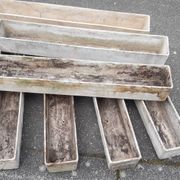 Set of 7 planters from the 1960s.