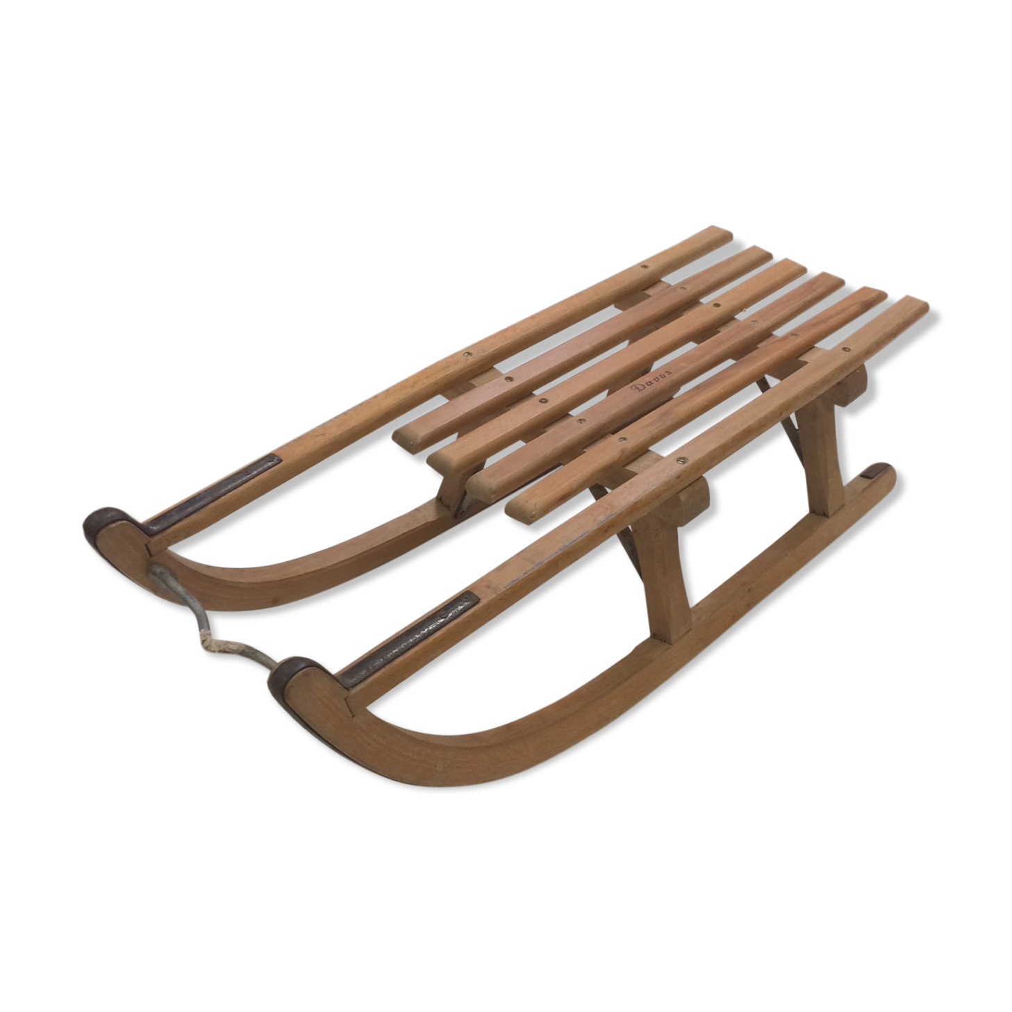 Davos vintage sled in solid beech - 60s/70s