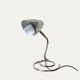 Space-Age chrome spiral desk lamp ⎜ 1980s