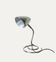 Lampe de bureau Spirale Space-Age chrome ⎜ années 1980