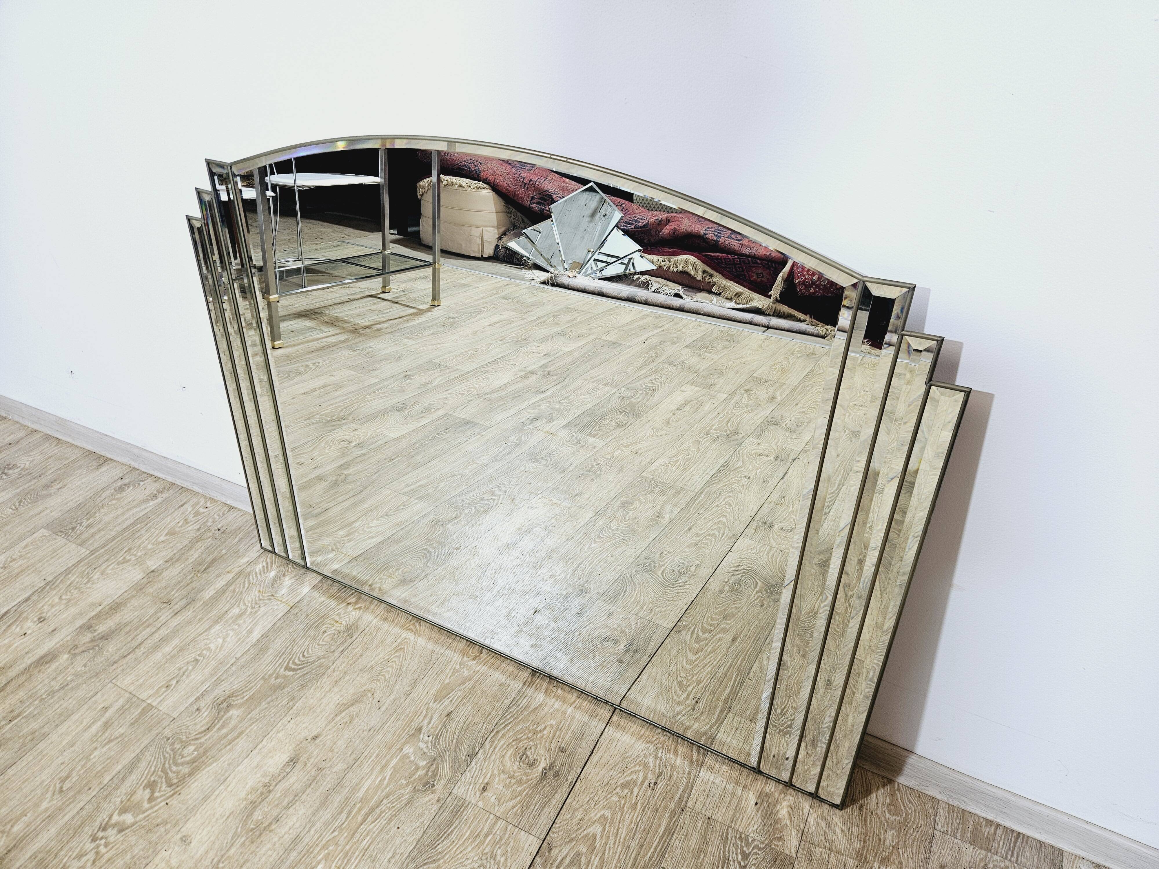Domico crystal mirror in Art Deco style, Germany