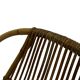 Ensemble vintage de 4 fauteuils club en rotin Rohe Noordwolde 1960