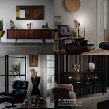 Mrs. Charles Eames_ The shadow does not bend, walnut plywood sculpture