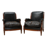 Paire de fauteuils style Louis XVI