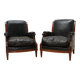 Pair of Louis XVI style armchairs