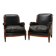 Pair of Louis XVI style armchairs