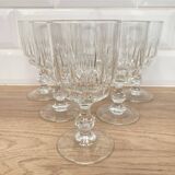 Set of 6 Luminarc Lance red wine glasses