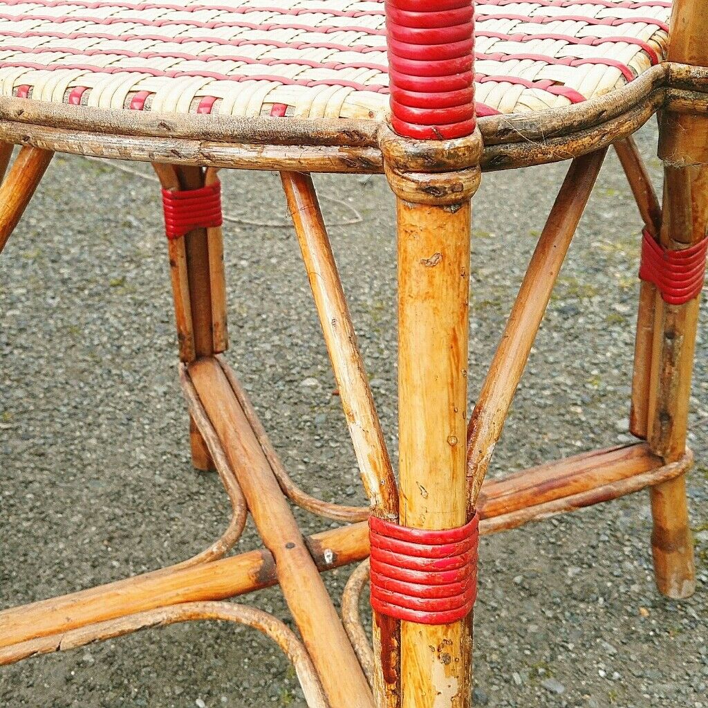 Pair of Parisian bistro chairs Maison Drucker model Fouquet's N°1