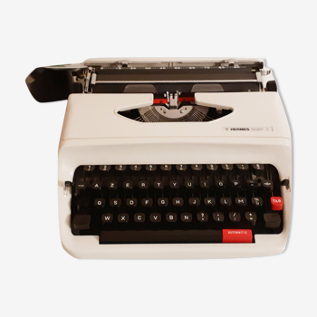 Machine à écrire portable fonctionnelle Hermes Baby S