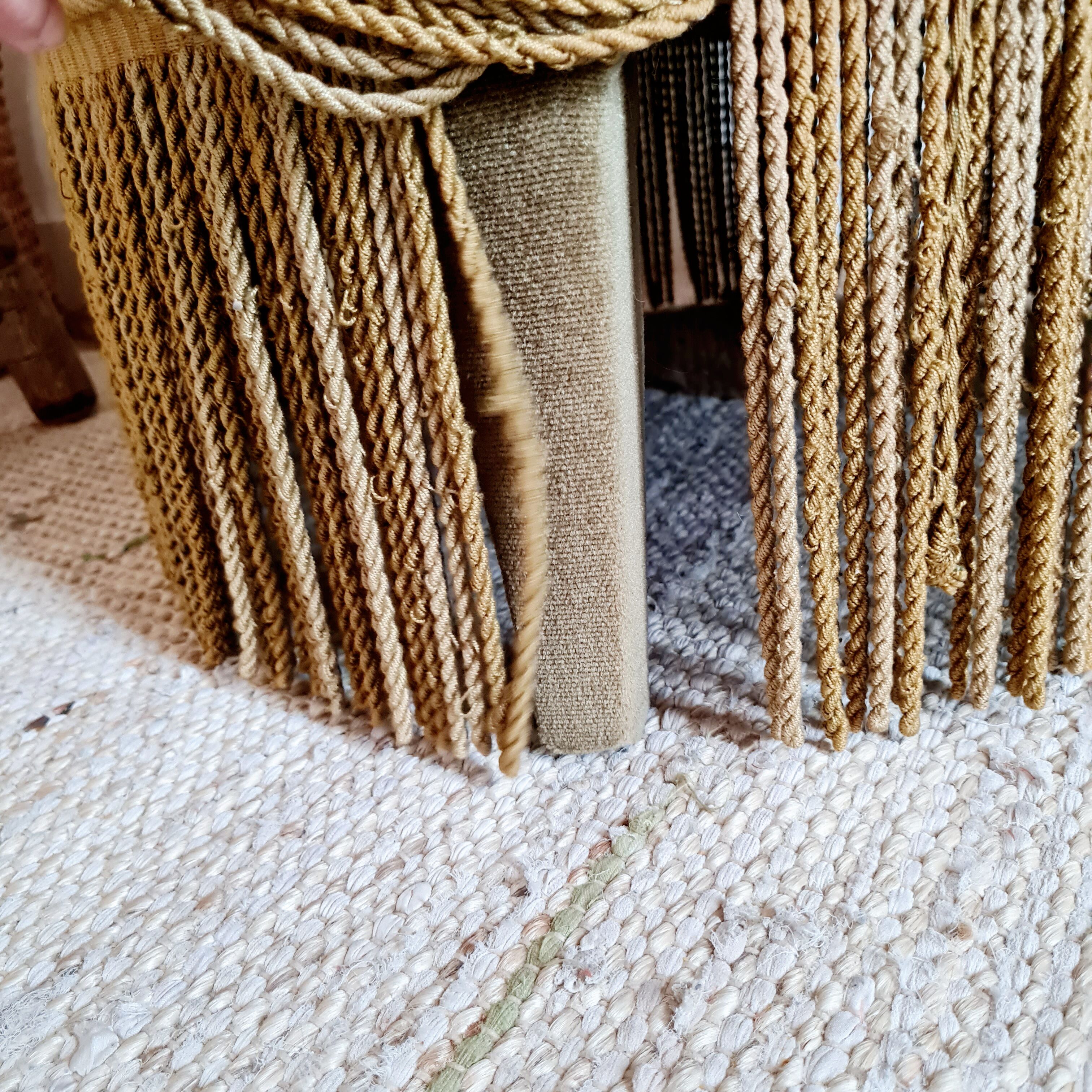 Bronze green velvet toad armchair