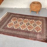 Oriental pakistan gray-purple rug 196cm x 126cm