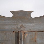 Rustic painted wardrobe in wood, Central Europe, circa 1900–1920