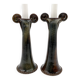 Pair of ceramic candlesticks – "Mouthiers-sur-Boëme", 1960s