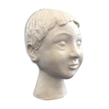 Plaster girl's head