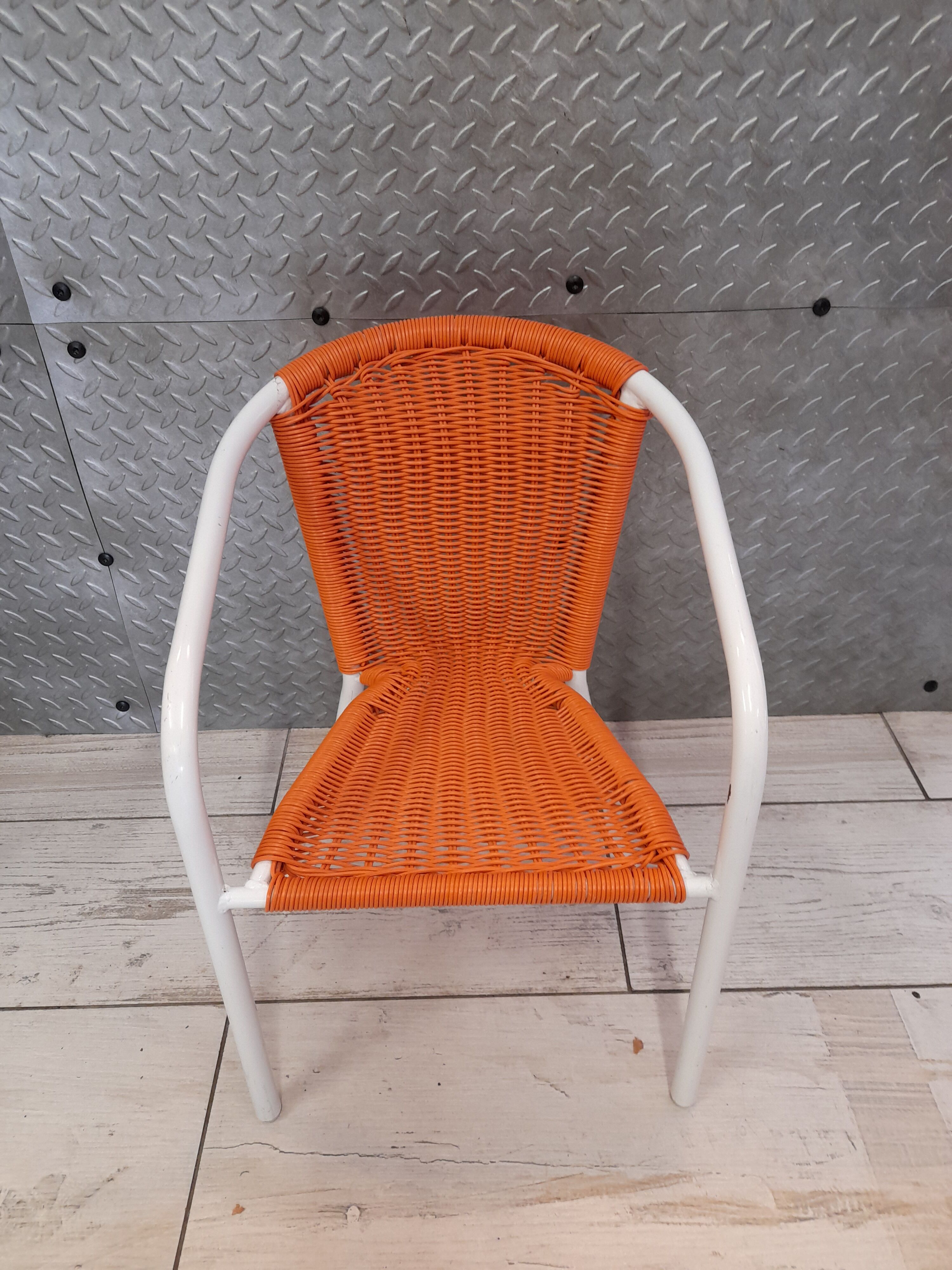 Vintage scoubidoo armchair for children