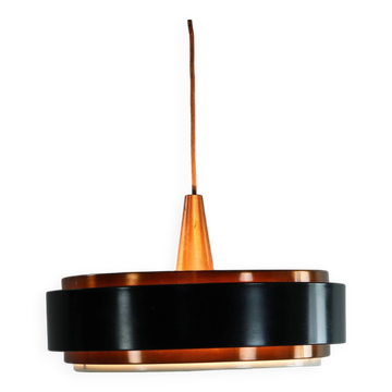 Suspension en cuivre et métal noir par Niek Hiemstra pour Hiemstra Evolux, années 60