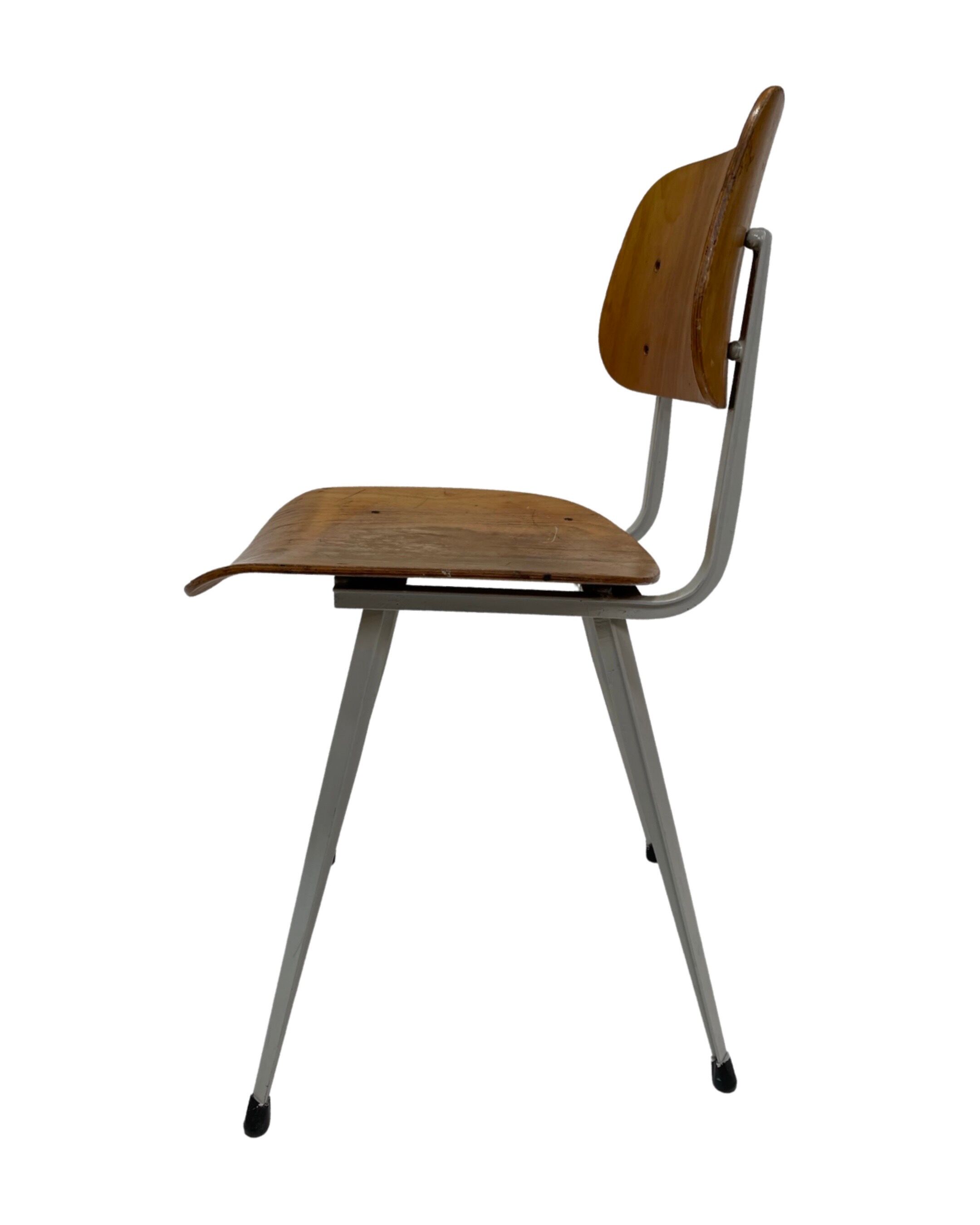 Vintage marko holland school chair 1960s design
