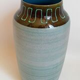 Ceramic vase west germany 70s height 50 cm