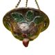 French Art Nouveau Majolica Hanging Flower Pot, Early 20th Century