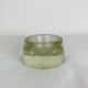 Vintage solid glass ice cube tray, ashtray
