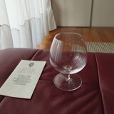 6 crystal cognac glasses from Sèvres