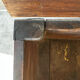 French provincial chest in carved and pegged solid oak, 18th century.
