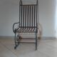 Série de 6 fauteuils de jardin en fer forgé