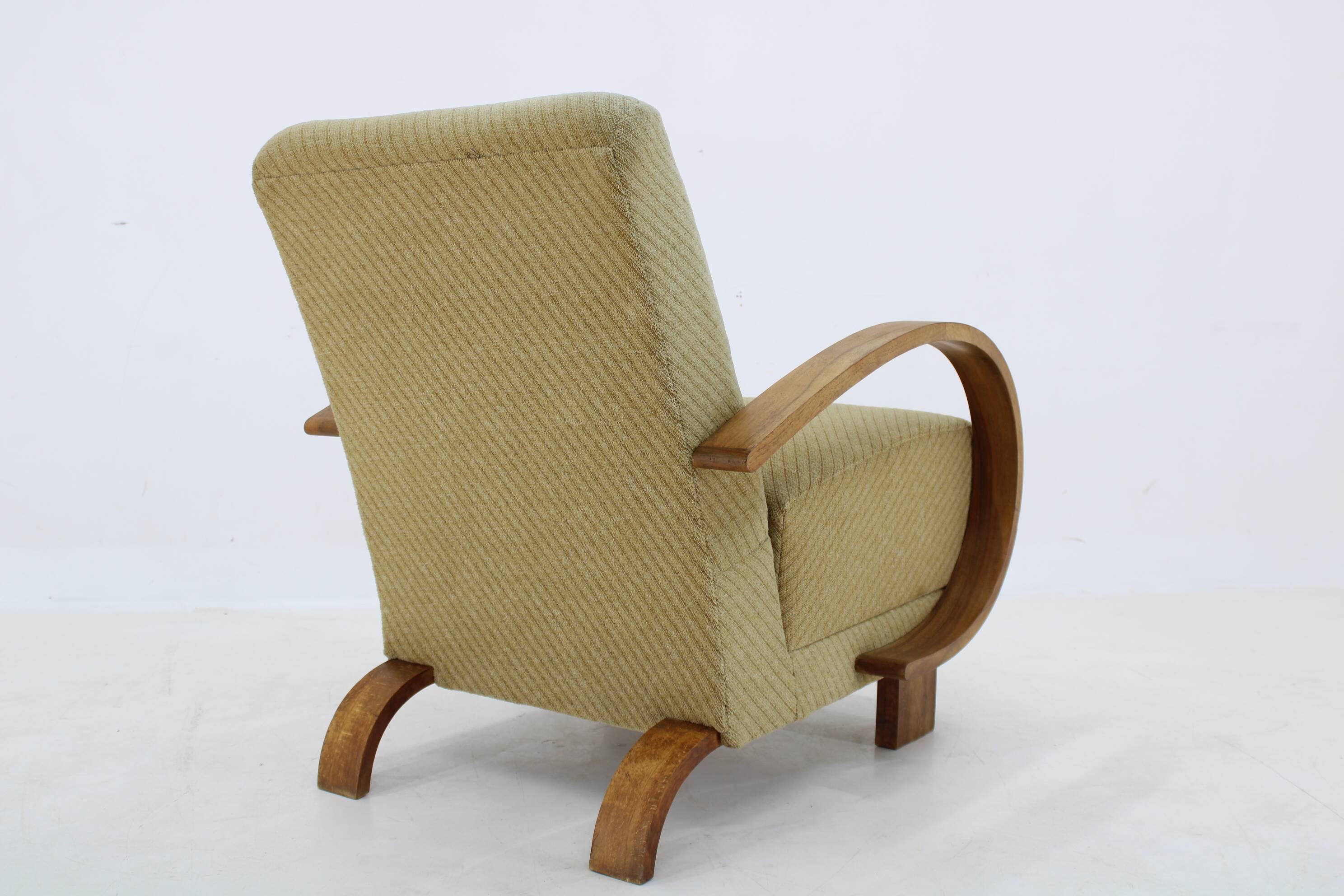1930s Art Deco Armchair, Czechoslovakia