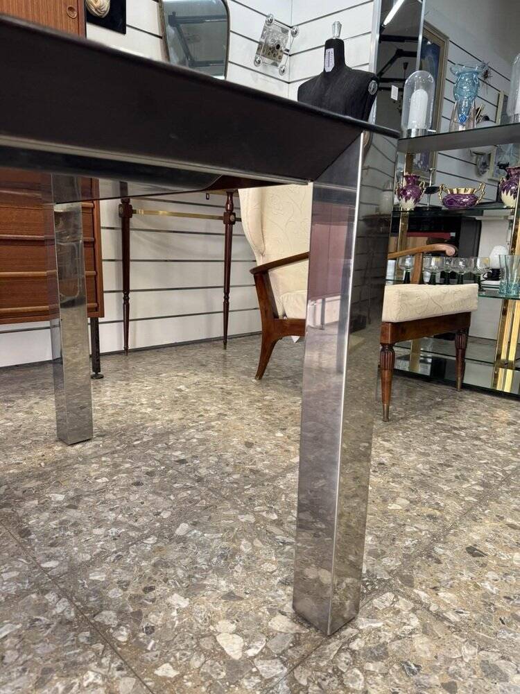 Table à manger attribuée à Giovanni Offredi pour Saporiti, années 1970.