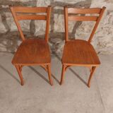Pair of bistro chairs 50s