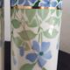 Pair of vases earthenware Keller Guérin Lunéville Periwinkle model