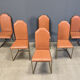 Chaises de salle à manger en laiton vintage par Belgochrom, années 1970.