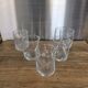 5 engraved bubble glass cups BIOT Free-form pinched (H 10 cm)