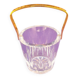 Vintage crystal ice bucket