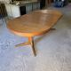 Table extensible Baumann en teck des années 60, (2 rallonges)