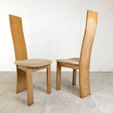Set of 6 dining chairs by Rob & Dries van den Berghe, 1980s