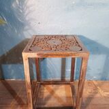 20th century steel stools / end tables