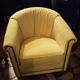 Pair of yellow armchairs