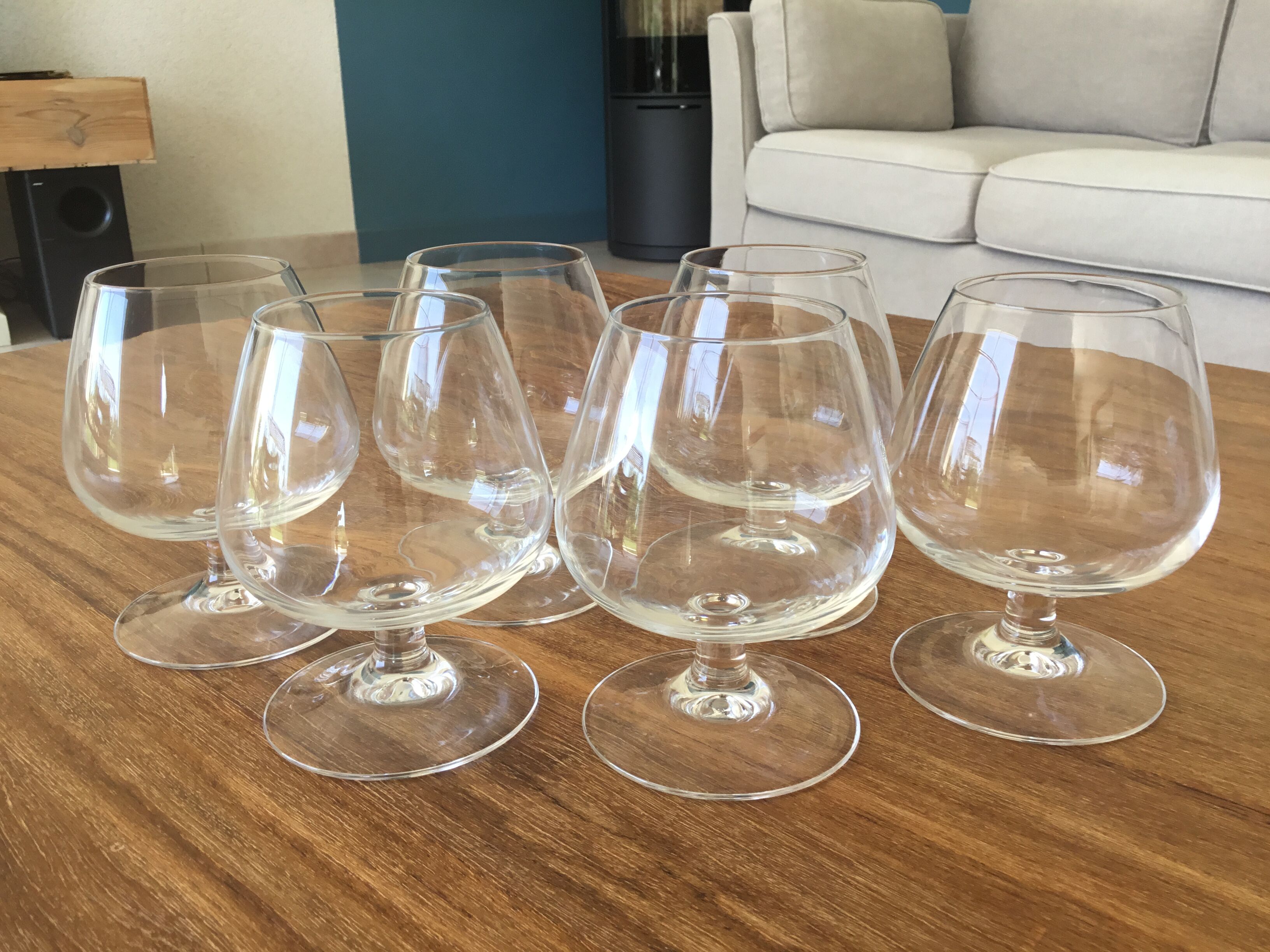 6 glasses