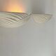 Pair of vintage speckled beige plaster wall lights, France 1970s