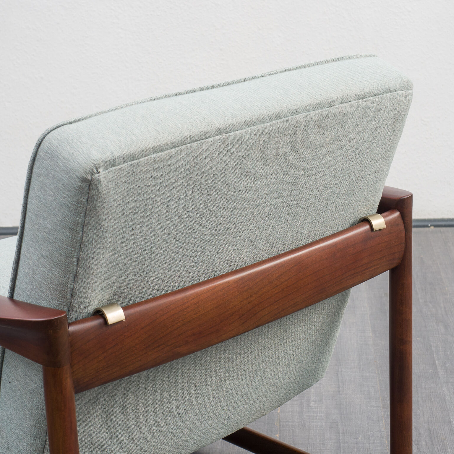 Pair of vintage armchair, cherry, restored