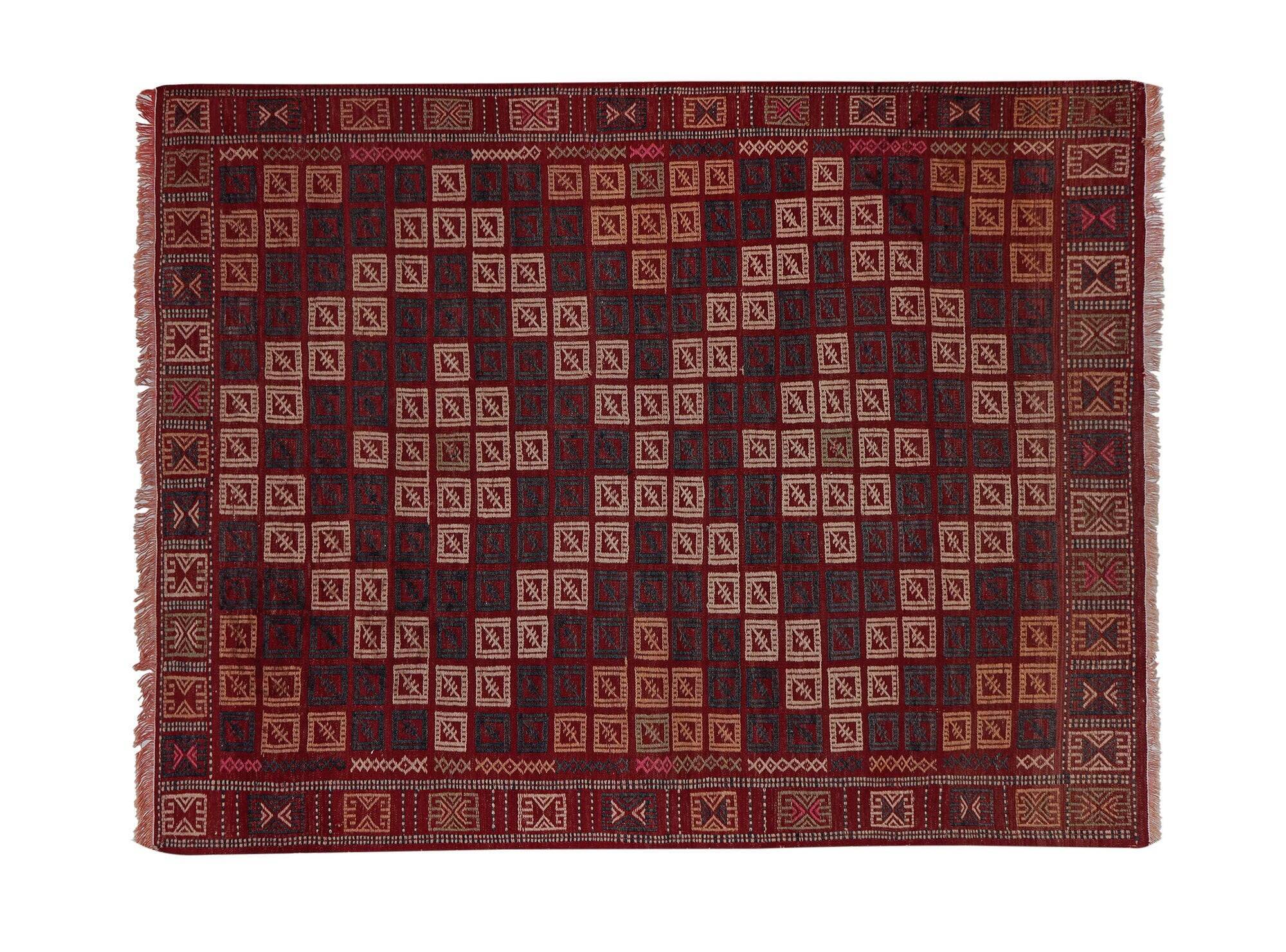 Kilim turc vintage tissé main 150x212 cm