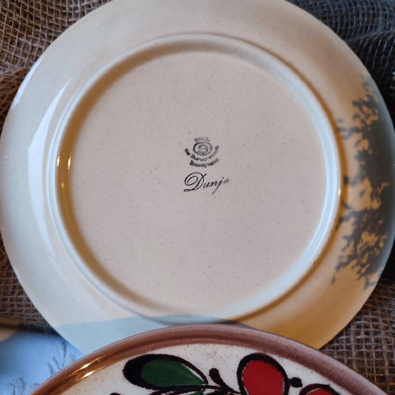 Set of 6 dessert plates + dish "Dunja" – Zell am Harmersbach – Année