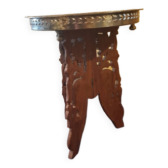 Small Moorish pedestal table.