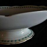 Porcelain compotier of Paris old Paris green decoration nineteenth