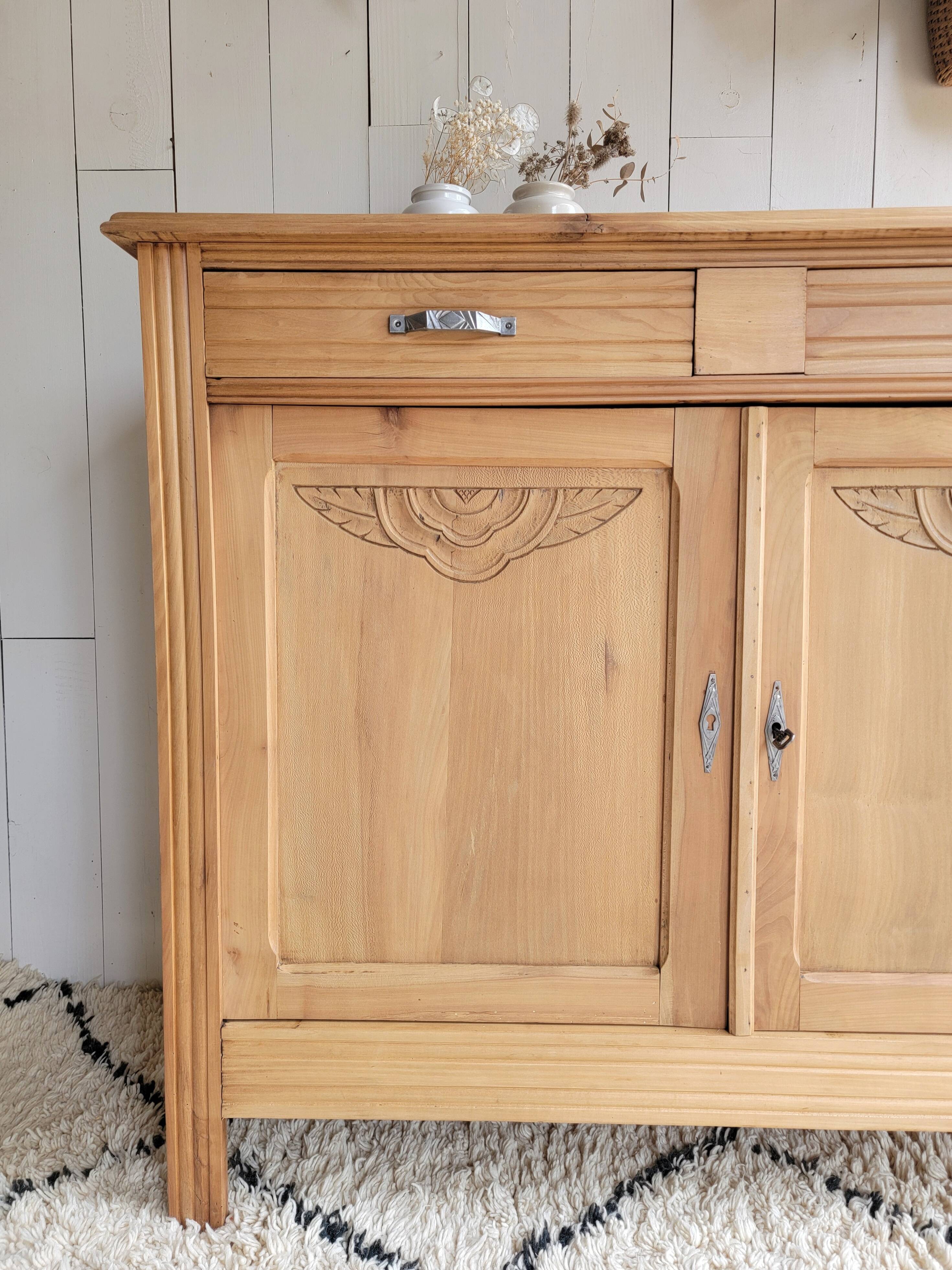 Antique art deco sideboard completely renovated